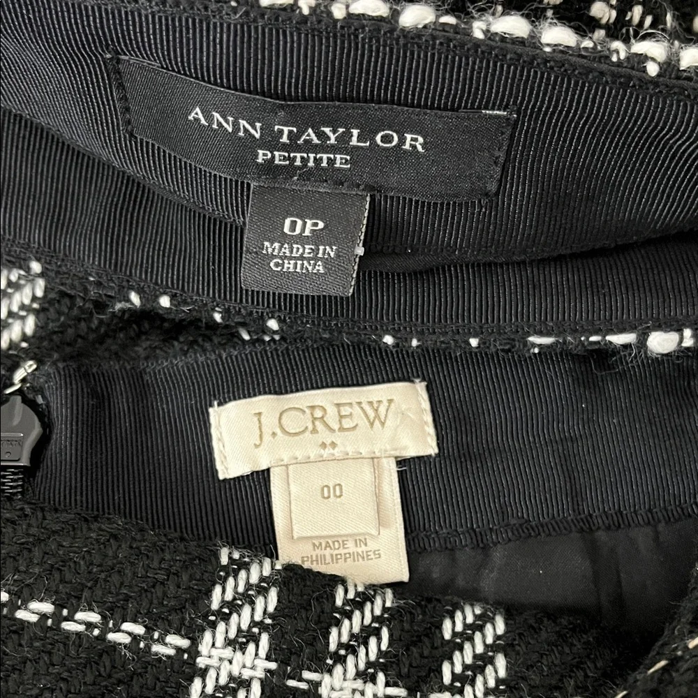 J. Crew black white